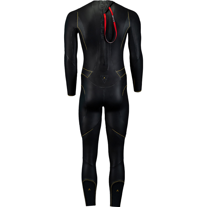 2026 Huub Mens Alchemy 3/5mm Back Zip Swim Wetsuit ALCHEMY1 - Black / Grey / Gold